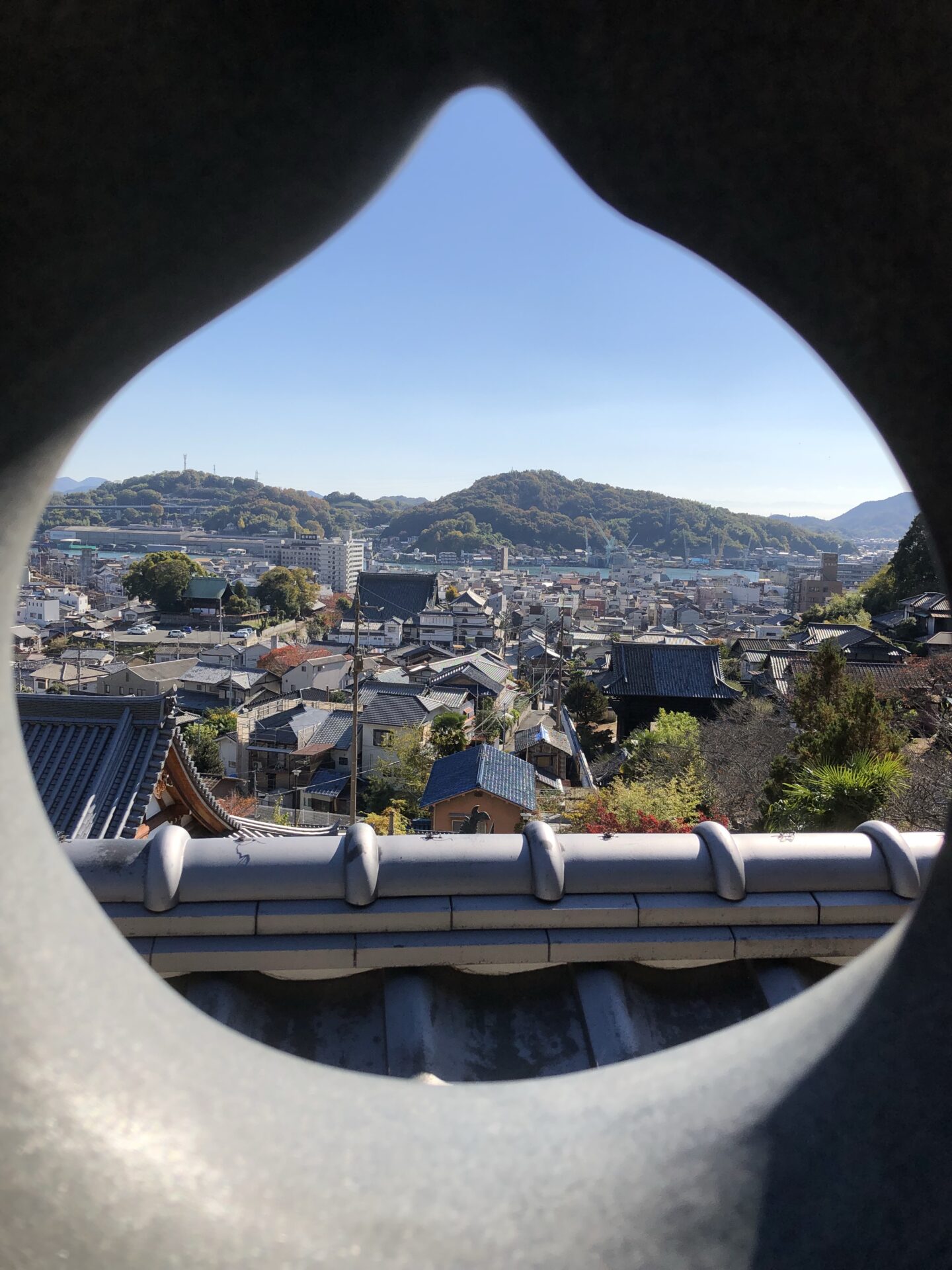 尾道7佛巡り：「大山寺」からの景色